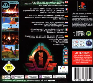 Invasion (EU) box cover back